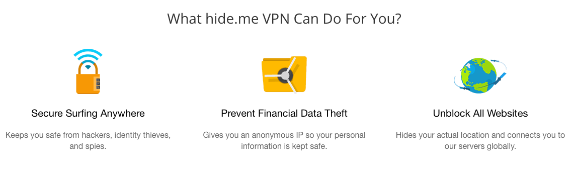 HideMe VPN review and features