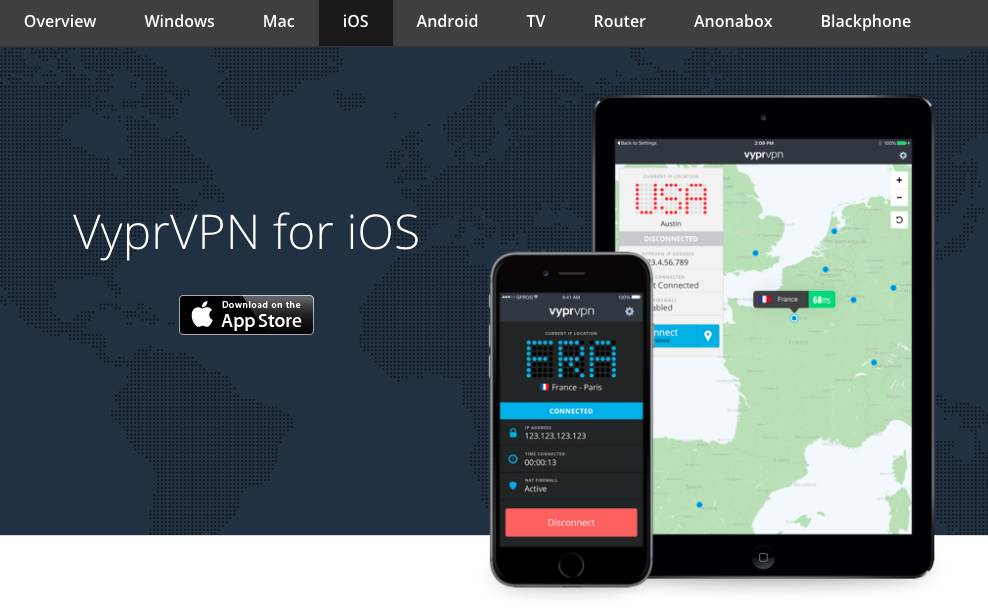 VyprVPN mobile app