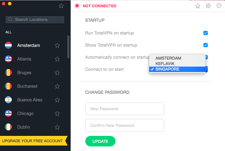 TotalVPN Autoconnect