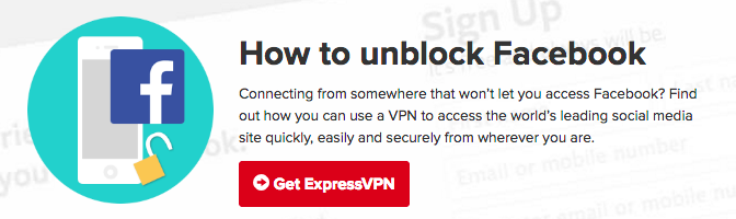 Unblock Facebook with ExpressVPN