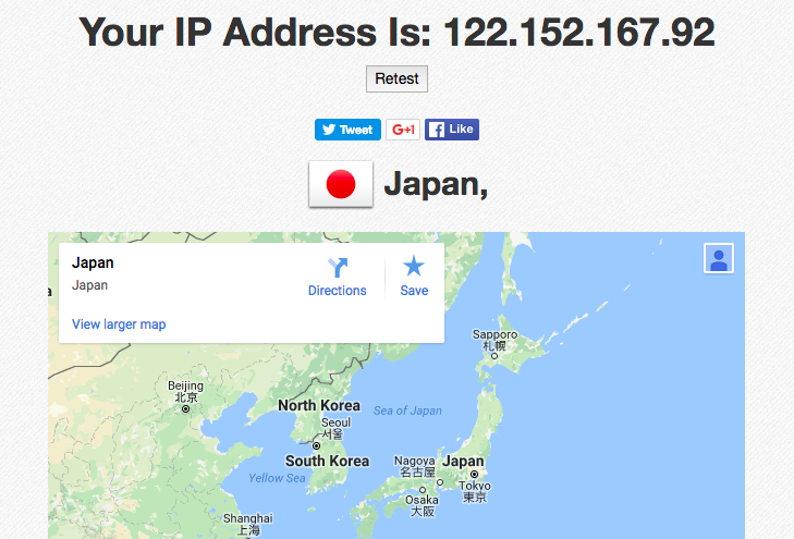 IP address lookup