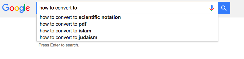 google-suggestions