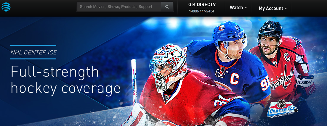 Stream NHL Playoffs Live on DIRECTV NOW